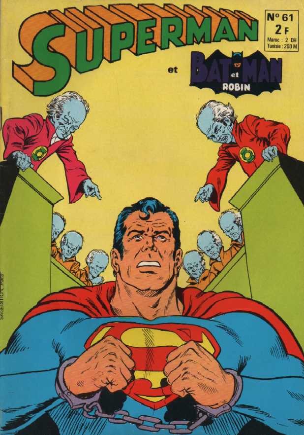 Scan de la Couverture Superman Batman Robin n 61